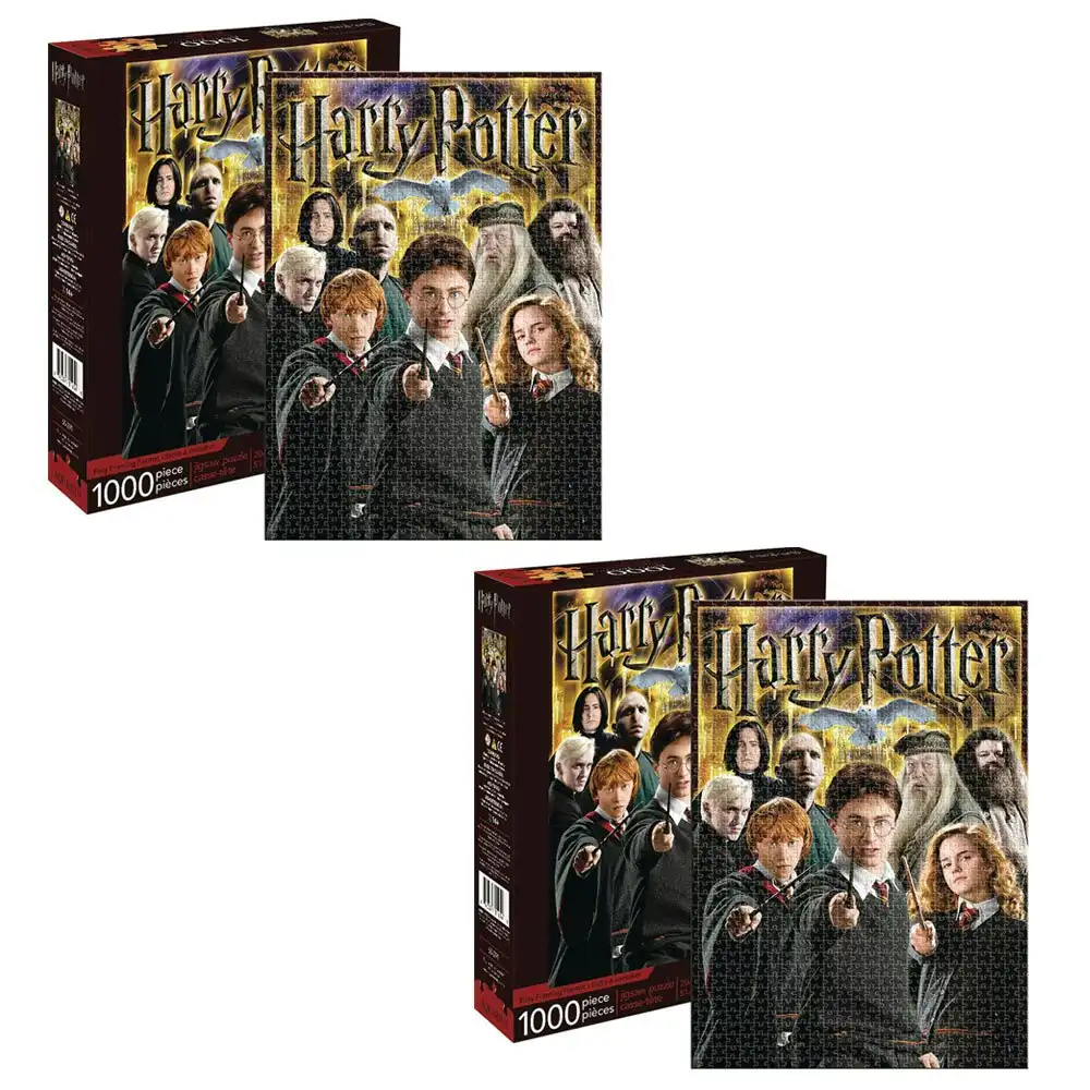 2x AQUARIUS Harry Potter Collage 1000pc Jigsaw Puzzle Teen/Kids 14y+ Toys