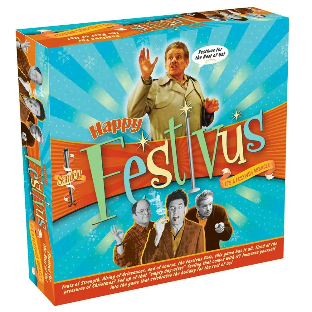 AQUARIUS Seinfeld Happy Festivus Pole Board Game/Play 12y+ Kids/Adult/Teens Toy