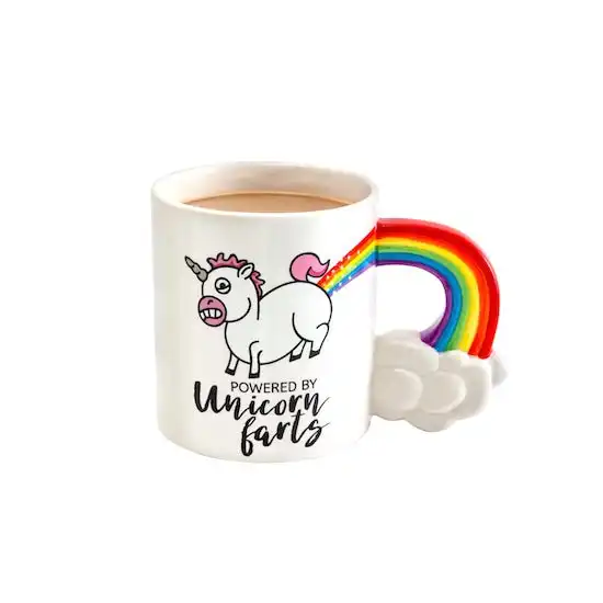 Bigmouth Unicorn Farts Mug