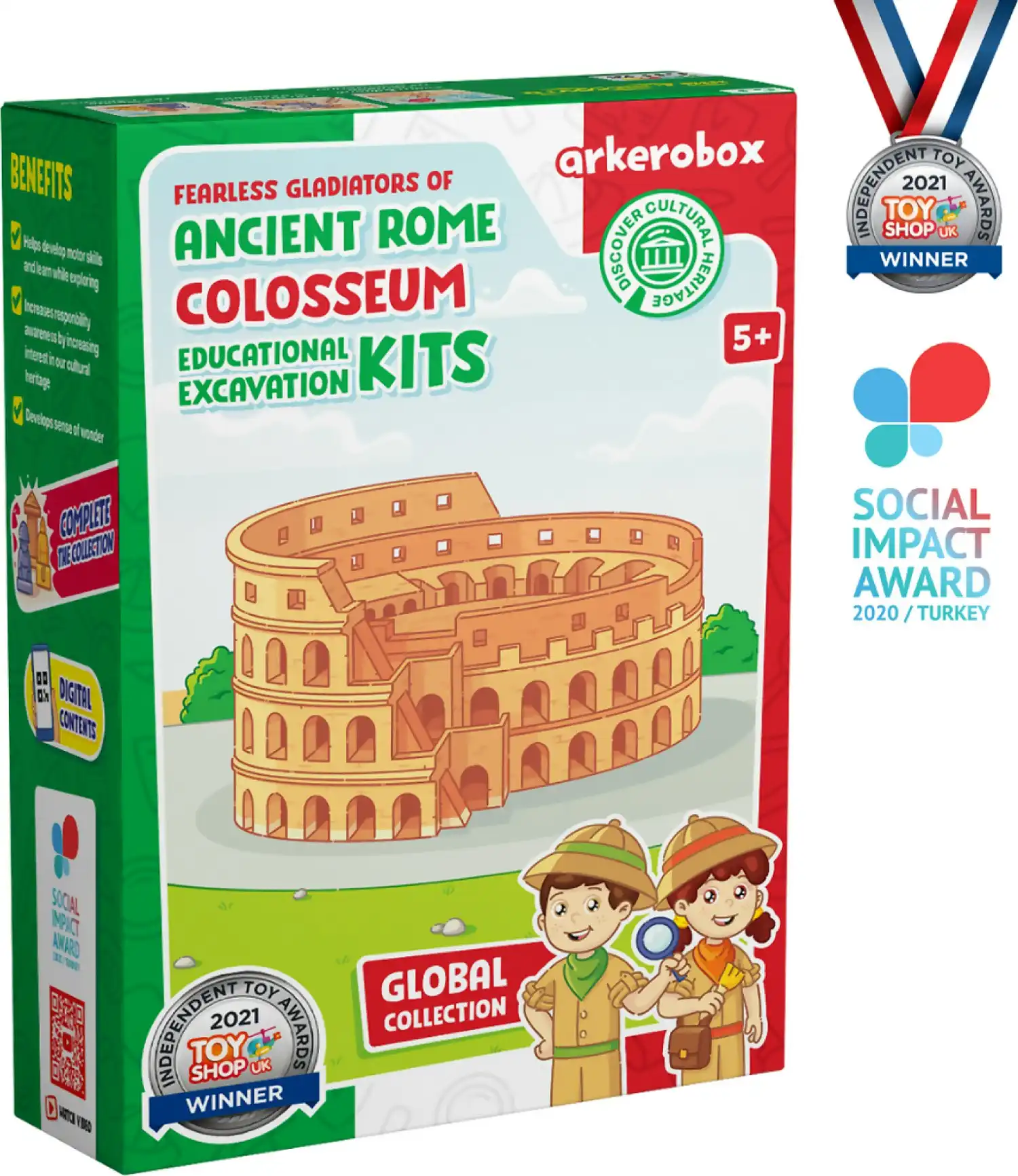 Arkerobox - Colosseum Archeological Excavation Kit