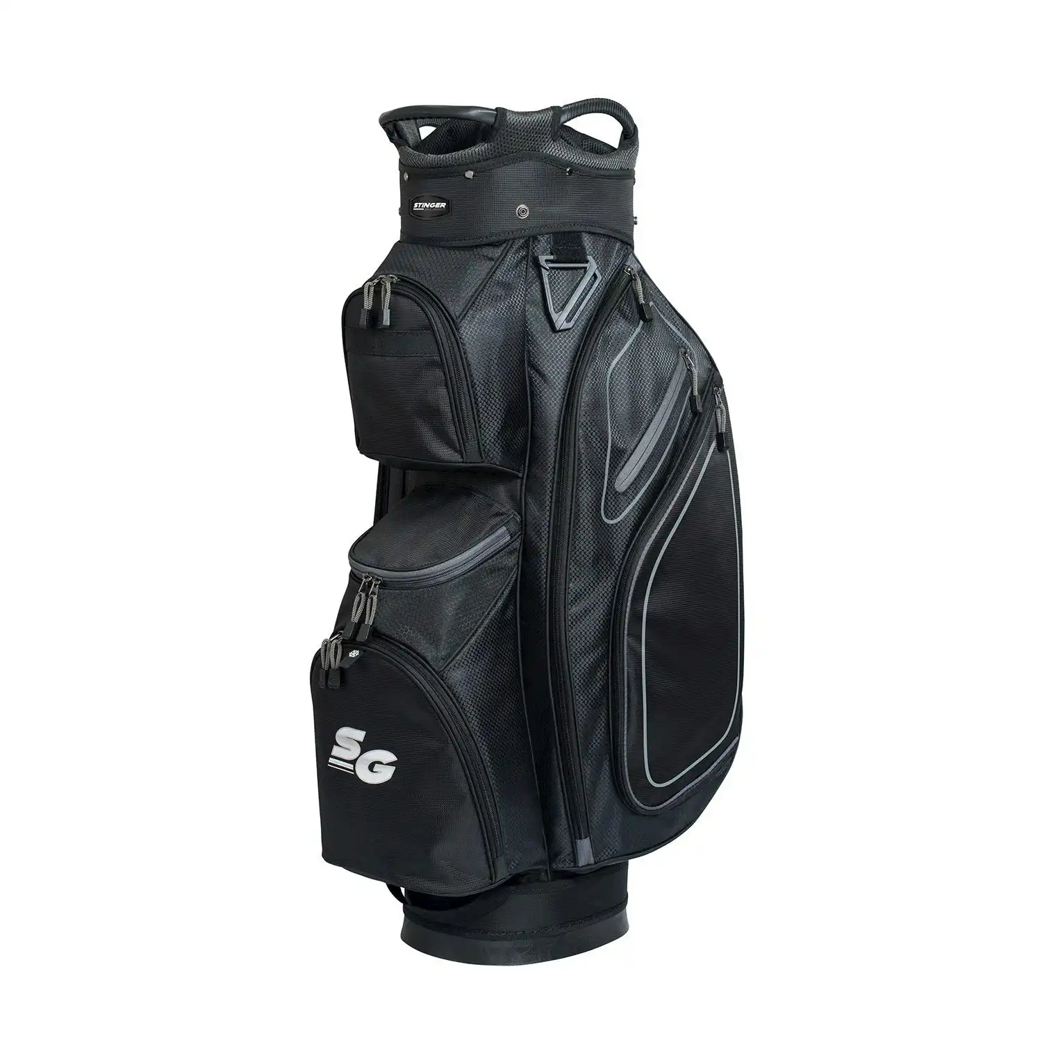 Stinger Lightweight Golf Bag - Black/Grey