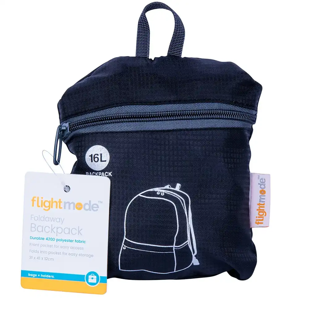 Flight Mode 16L Foldable 31x41x12cm Compact Ultralight Polyester Travel Backpack