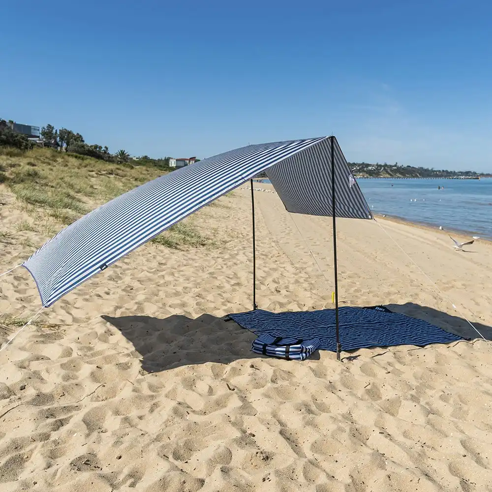 Life! Haven 150cm x 320cm A Frame Outdoor UV Sun Tent Shelter Canopy Retro Navy