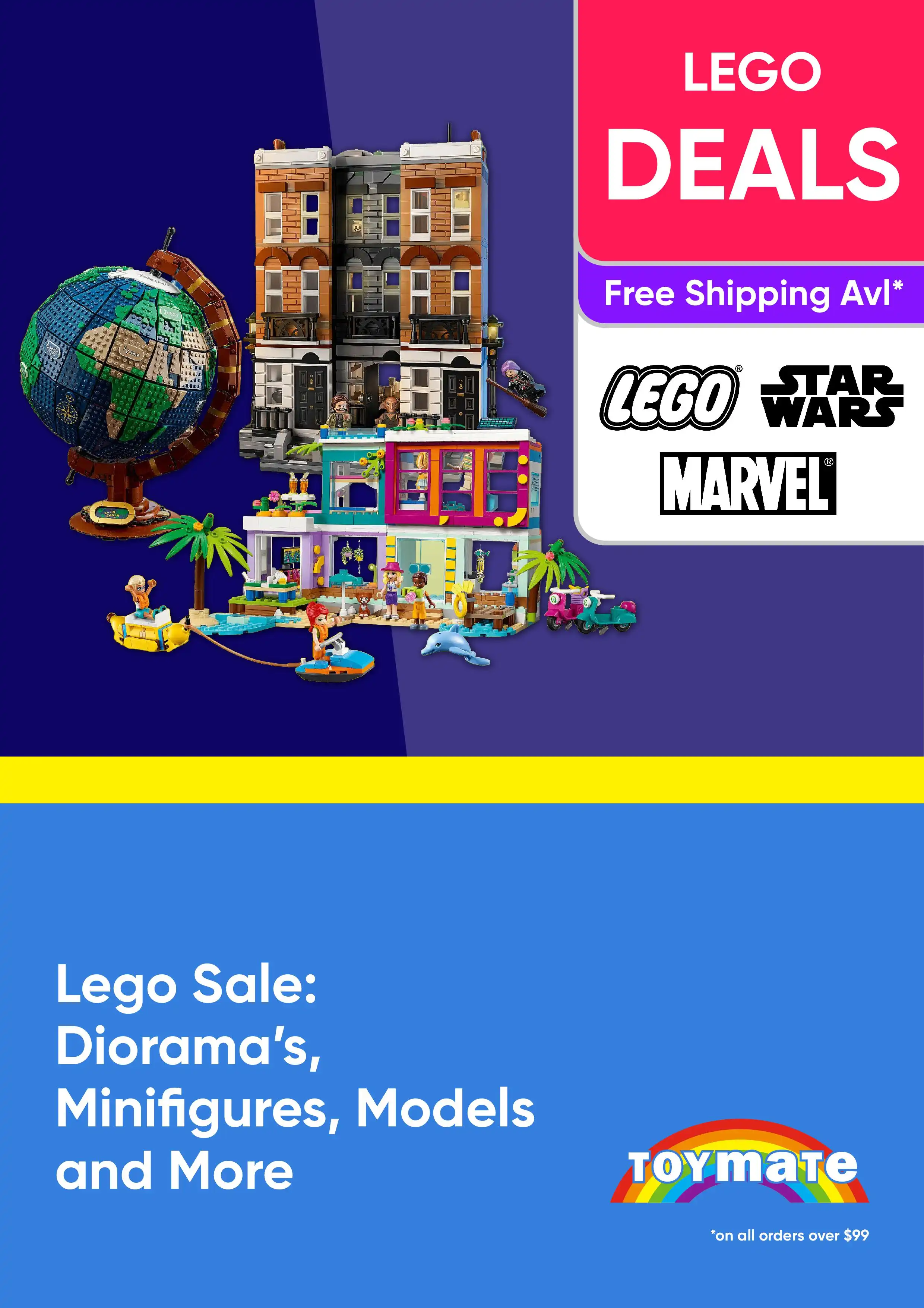 Lego Sale - Diorama's, Minifigures, Models and More - Lego, Star Wars, Marvel