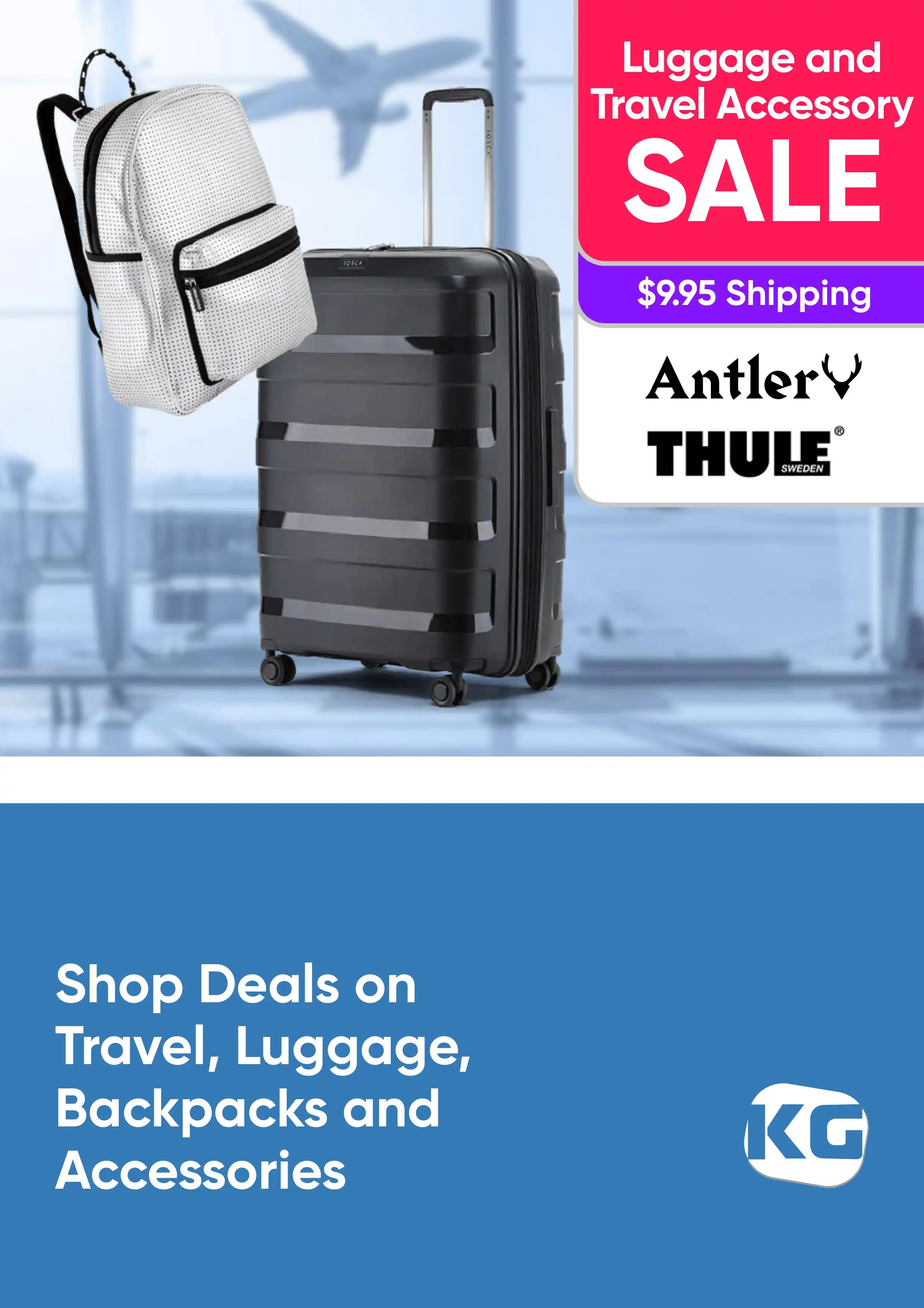Shop Deals on Travel, Luggage, Backpacks and Accessories