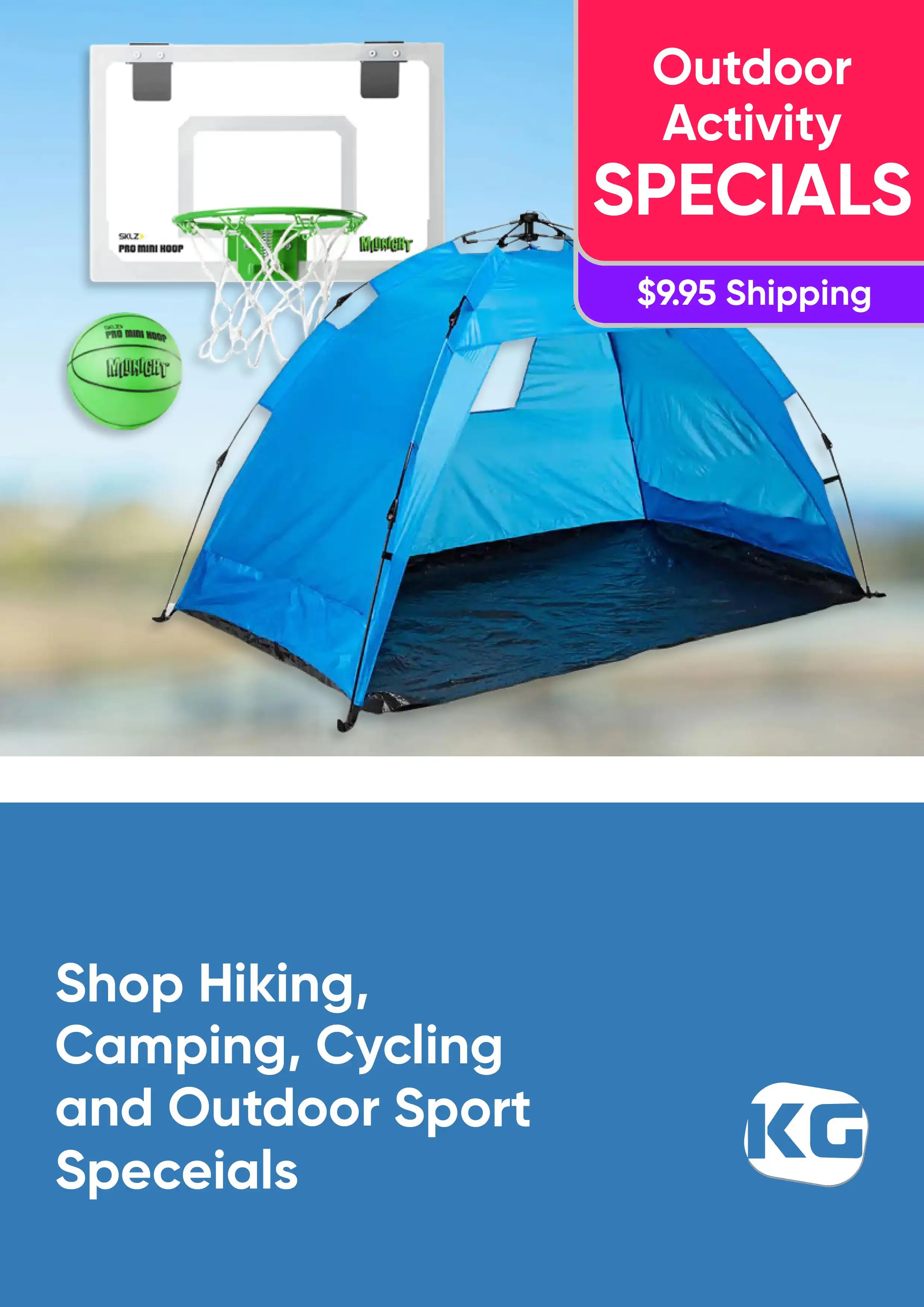 Shop Hiking, Camping, Cycling and Outdoor Sport Activities Specials