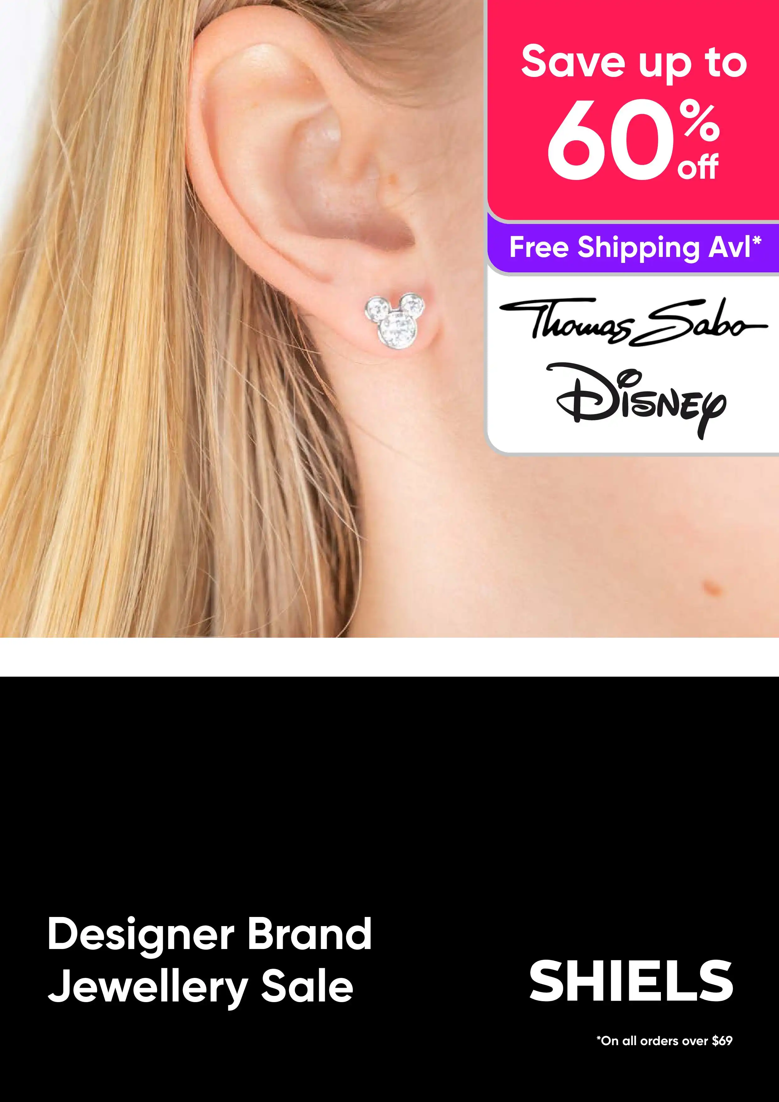 Designer Brand Jewellery - Thomas Sabo, Disney - Up to 60% Off